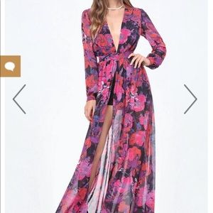 Beautiful Bebe Gown with Slit